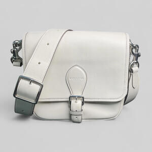 Coach Frankie XBD Old Money Glove Tanned Leather Chalk White Crossbody